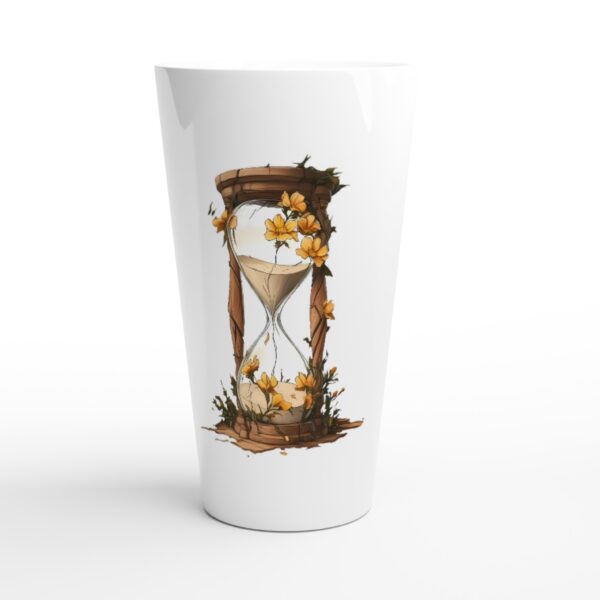 Blooming Time Latte 17oz Ceramic Mug | N-96 Brand