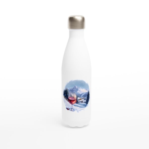 Merry and Bright Vintage Lights 17oz Stainless Steel Water Bottle | N-96 Brand