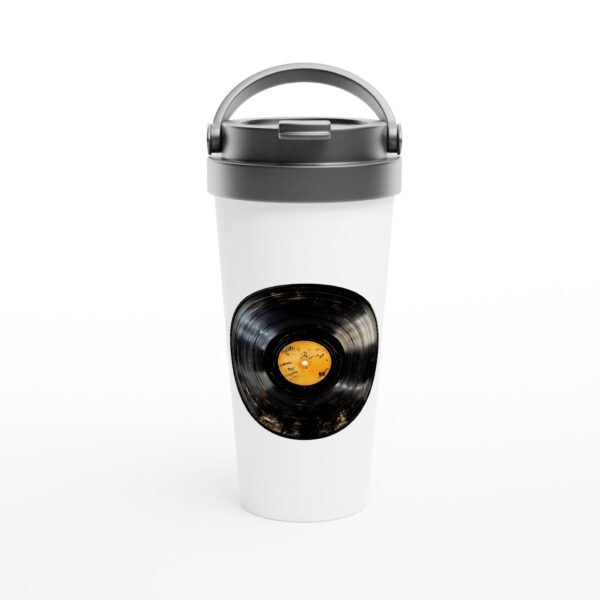 Vinyl Vibes 15oz Stainless Steel Travel Mug | N-96 Brand